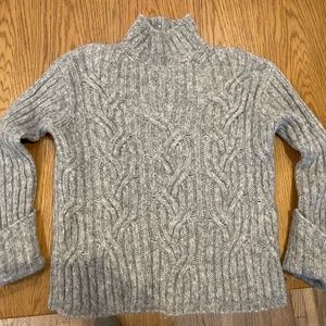 Vince alpaca/wool mock neck sweater